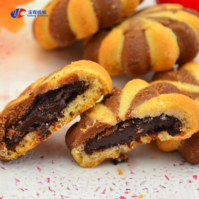 2KW 150g Double Color Cookie Machine Industrial Cookie Press With Three Hopper