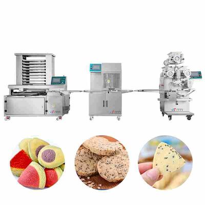 4.5Kw Automatic Biscuit Making Machine SS Encrusting Machinery