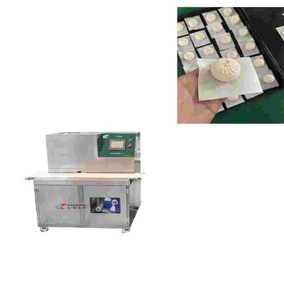 2.5KW Steamed Bun Production Line Food Into Paper Packaging Machine