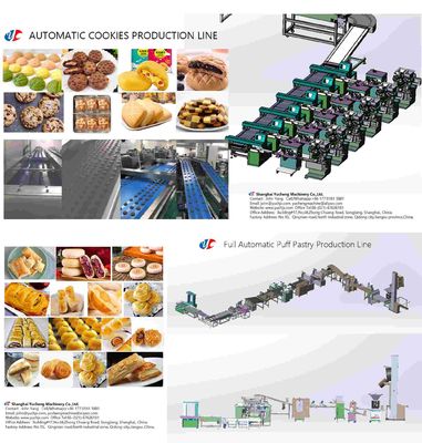 45 Kw Automatic Bread Production Line 220V Bakery Line Machine