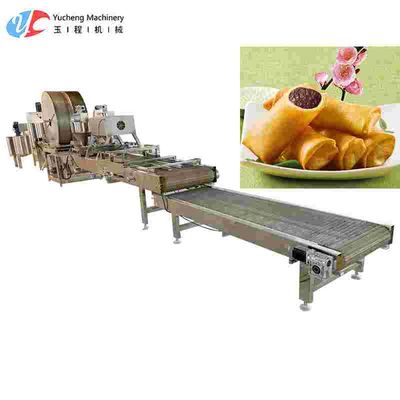 45KW 100g Spring Roll Making Machine Lumpia Wrapper Machine