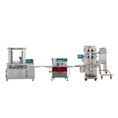 Stainless Steel Mooncake Production Line With Smart Touch Screen 1000kg