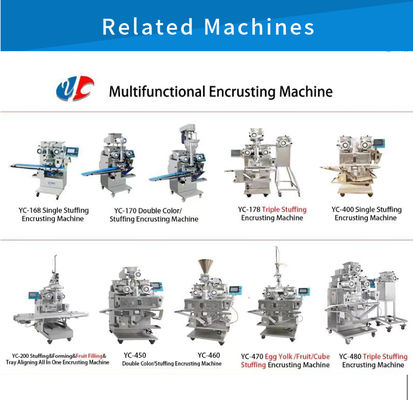 Stainless Steel Cookie Encrusting Machine High Productivity 350kg