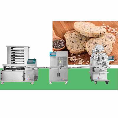 Fully Automatic Biscuit Making Machine 4.5kw Cookie Encrusting Equipment